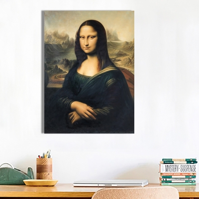 da vinci mona lisa hand painted oil painting on canvas tds-dv-001