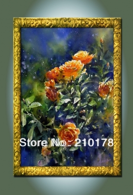 twljz (5) hand-painted artwork flowers still life oil-paintings on canvas decorative oil painting