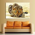 1 piece picture sell abstract leopard modern home wall decor painting canvas art hd print painting for living room