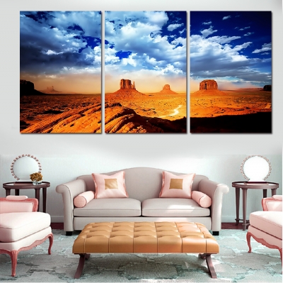 2016 new 5 pcs landscape framed wall art painting home decoration living room canvas print painting on canvas wall picture