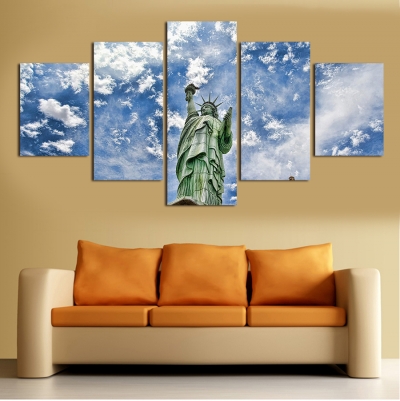 2016 new 5 pcs wall art abstract modern hd picture home decoration living room canvas print painting picture canvas picture