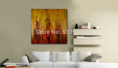 abstract figure hand painted oil painting on canvas tds-cx215---60x60cm