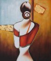 abstract figure hand painted oil painting on canvas tds-cx419---60x90cm