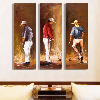 golf abstract oil painting hand painted painting oil painting on canvas oil painting for home decor