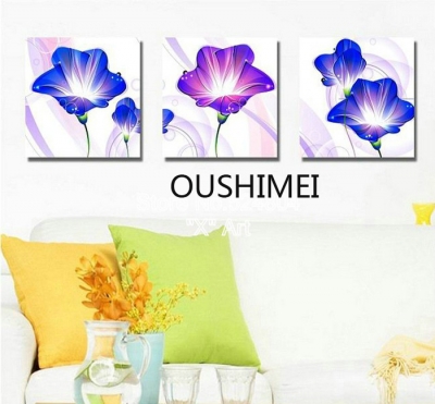 hand painted 3 p wall painting modern landscape home decor picture view painting on canvas morning glory for living room