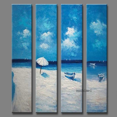 handmade modern seascape paintings picture on canvas sandbeach oil painting living room decor wall painting landscape picture