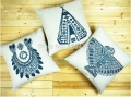 home decor cotton linen decorative throw pillow cover cushion cover indian multi floral designs square 18