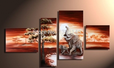 huge modern landscape oil painting on canvas the modern 4 panel wall art oil paintings