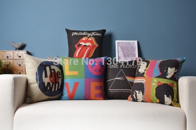 the era of rock decorative cushion creative england pillow home decor sofa cushion