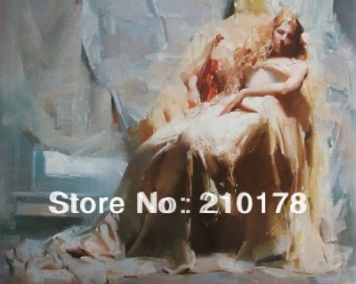 whole oil painting nude sexy woman modern wall decor art oil painting hand-painted df-026 the red violin