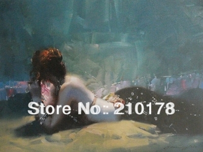 whole oil painting nude sexy woman modern wall decor art oil painting hand-painted df-071 the night of deser