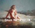 whole oil painting nude sexy woman modern wall decor art oil painting hand-painted df-120 moon night