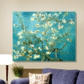 2015 new acrylic apricot blossom oil style canvas prints classic van gogh painting picture printed art on canvas