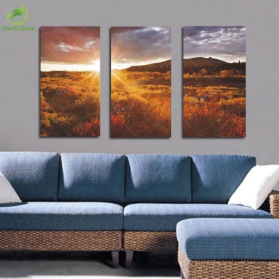 3 piece mordern canvas wall art oil painting picture canvas painting beautiful landscape home decoration printing on canvas