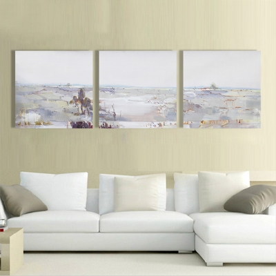 3pcs landscape abstract oil painting printed painting oil painting on canvas home decorative art picture