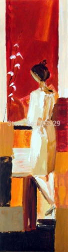 abstract figure hand painted oil painting on canvas tds-cx219---40x100cm