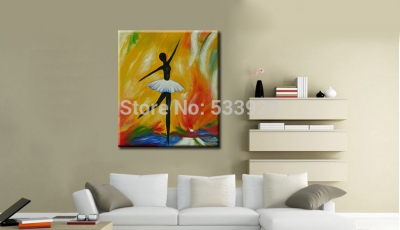 ballet dancer abstract oil painting hand painted oil painting on canvas home decorative art picture