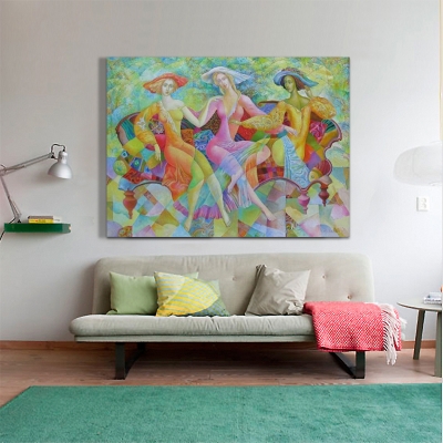 disocunt dancer oil painting hand painted oil painting on canvas home decorative art picture oil painting unframed