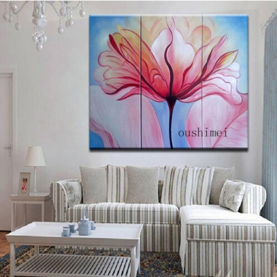 hand painted pictures abstract flowers oil painting wall painting home decor art picture on canvas for living room wall decor