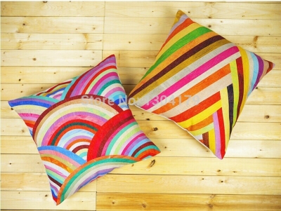 linen cotton colorful cushion cover /pillow cover /decorative sofa pillow /cushion/pillow sham/pillowcase