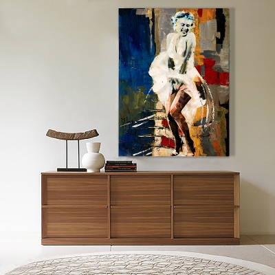 marilyn monroe abstract oil painting hand painted oil painting on canvas oil painting for home decor wall decor