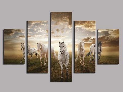 price art pictures running horse large hd modern home wall decor abstract canvas print oil painting