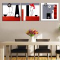 unframed 3 pcs abstract style flower art home decoration picture hd canvas print painting artwork canvas wall art whole