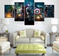 2016 sell 5 the avengers panel large hd picture modern home wall decor print painting for house decorate delivery