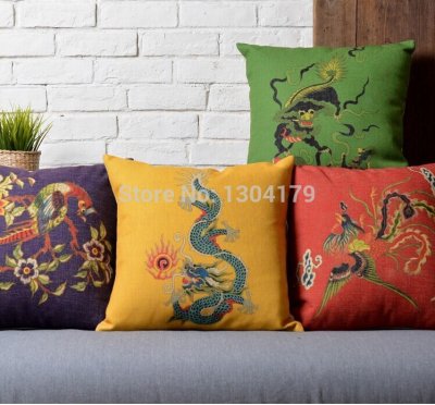 45x45cm embroidery cotton pillow cushion cover,creative decoration for home sofa, car pillow cushions, gifts for new house