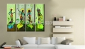 dsicount 4pcs hand painted art oil painting on canvas oil painting for home decor wall decor painting canvas wall art picture