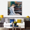 girl and piano hand painted painting oil painting on canvas home decorative art picture