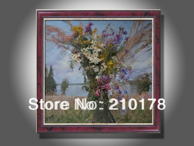 mly (37) hand-painted artwork flowers still life oil-paintings on canvas decorative oil painting