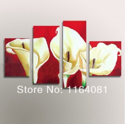 picture no frame hand oil painting modern picture flower oil paintings mural mosaic love for all seasons