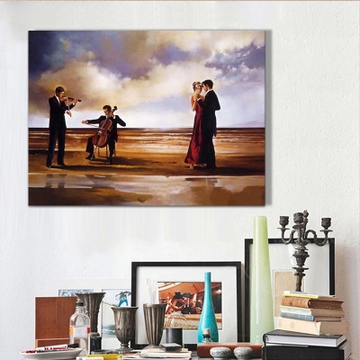 player and dancer oil painting hand painted painting oil painting on canvas home decorative wall art picture