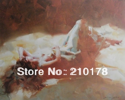 whole oil painting nude sexy woman modern wall decor art oil painting hand-painted df-020 great land