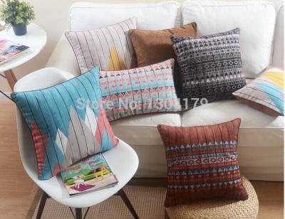 6pcs/lot customize home cushion pillow square comfortable pillow pastoral cute cushion cover plush home decoration