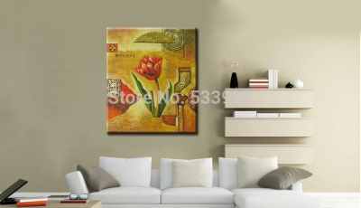 abstract flower hand painted oil painting on canvas tds-cx282---50x60cm