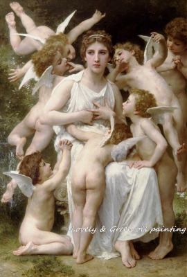 angel's painting of william adolphe bouguereau oil painting on canvas classical painting wall decor living room el decor