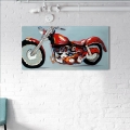 est motorcycle abstract oil painting printed painting oil painting on canvas painting canvas wall art picture