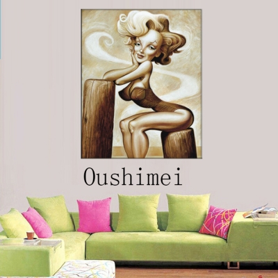 hand painted canvas oil painting modern sexy women painting acrylic paintings hang pictures for living room wall art picture