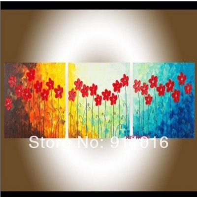 handmade abstract oil painting flower pictures on wall craft art paintings on canvas home decor modern painting for living room