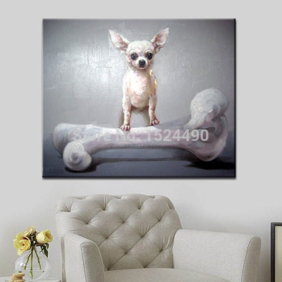 handpainted oil painting cool lovely dog painting animal oil painting on canvas beautiful paintings artwork hy41367