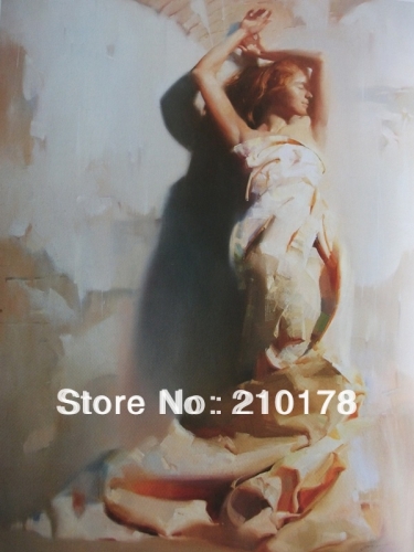 whole oil painting nude sexy woman modern wall decor art oil painting hand-painted df-013 pale linght