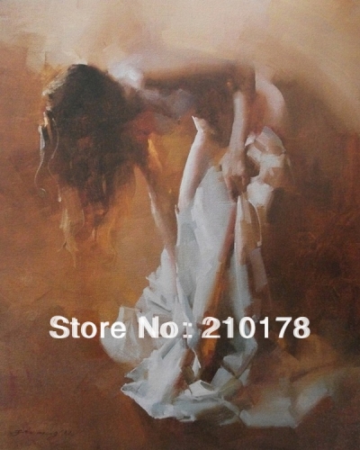 whole oil painting nude sexy woman modern wall decor art oil painting hand-painted df-077 hazy time