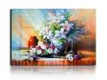 1 piece table decoration flower hut hd home decorative art picture paint on canvas prints