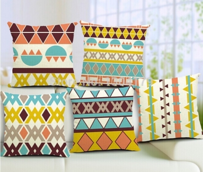 5pcs /lot whole bohemian style abstract triangular pillow cushion sofa cushion pillow covers pillows decorate