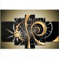 5pcs/set hand painted black original modern abstract wall home decor decoration oil painting on canvas picture