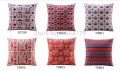 6pcs linen home decor throw pillow cases square pillowcases car back cushion cover