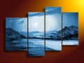 abstract landscape hand painted 4 pieces group oil painting on canvas tds-th223