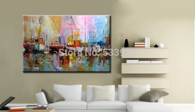 abstract landscape hand painted oil painting on canvas tds-cx341---60x90cm